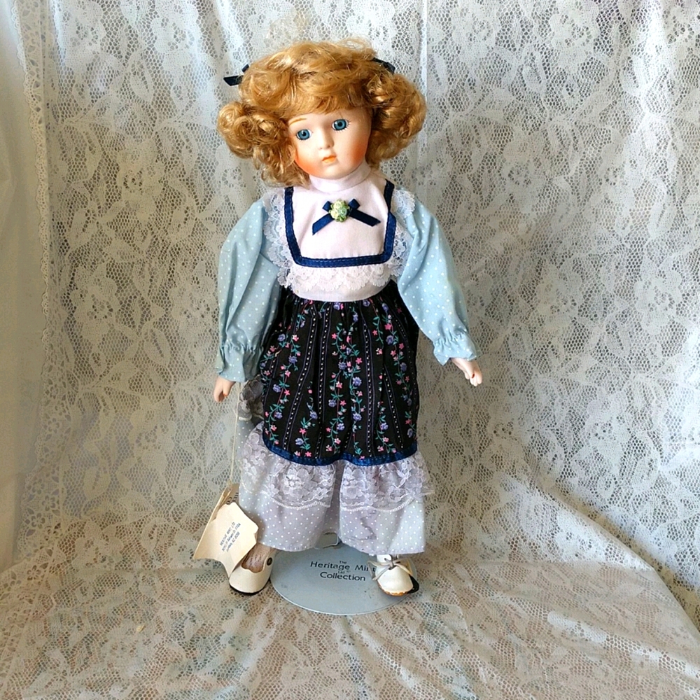Vintage Heritage Mint Porcelain Doll